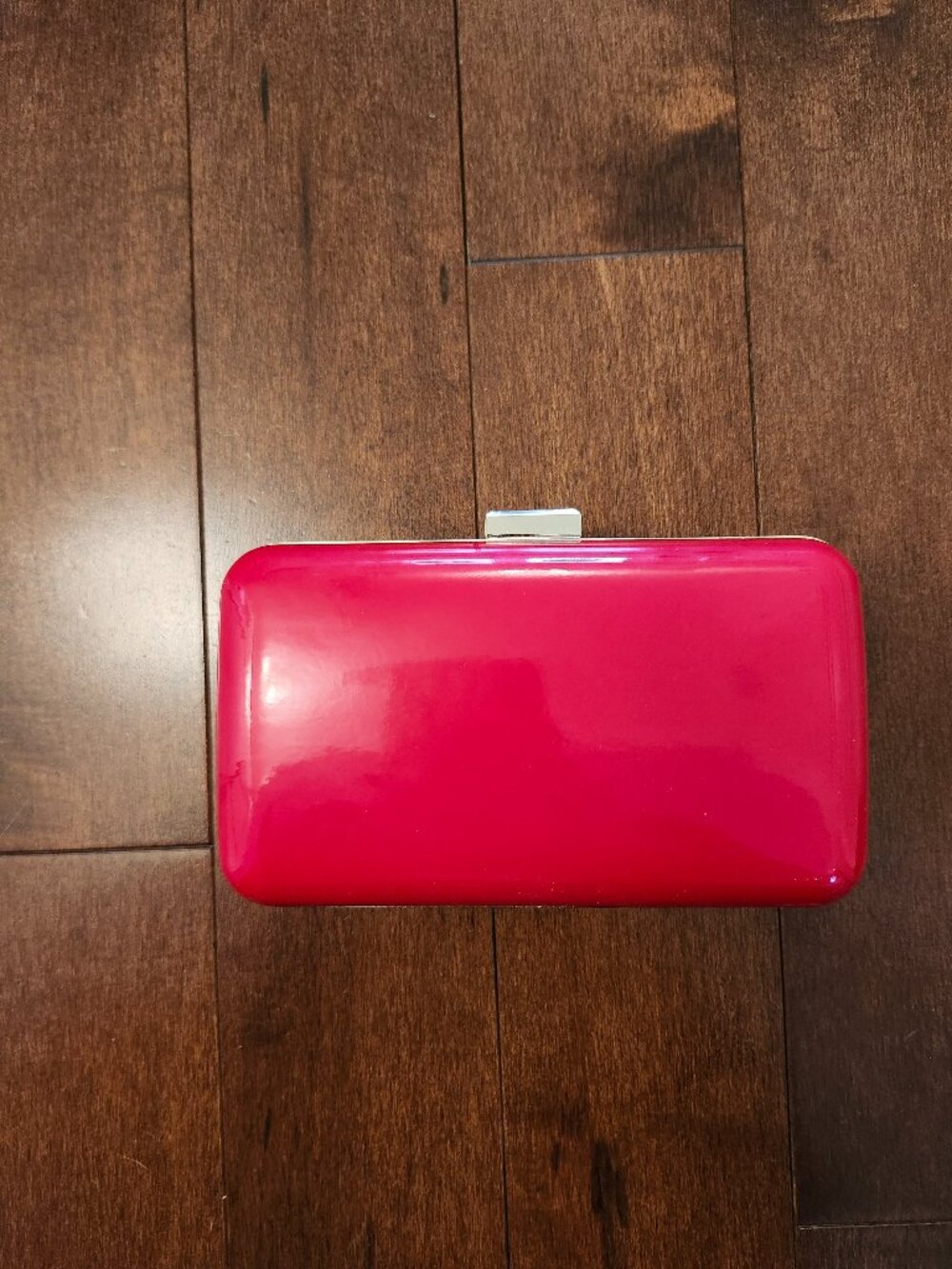 Giorgio Armani red clutch bag